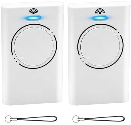 Set di 2 Telecomandi 868 MHz Compatibili con FAAC XT2 868 SLH, DL2 868 SLH, T2 868 SLH, T4 868 SLH – 2 Canali, Tecnologia Rolling Code, Portata 50m, Ricambio per Cancello e Garage