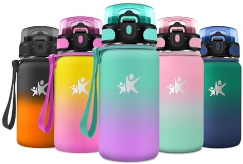 Borraccia Termica 500ml, Termos Doppia Parete con Cannuccia, Etanche, Riutilizzabile, senza BPA, per Fitness, Campeggio, Lavoro