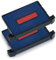 Trodat Ersatzkissen 6/4750/2 für Printy 4750, 4755 und Serie 4750/L, Stempelfarbe blau rot, 2er-Pack