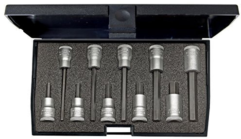 Gedore in 30 LKM Screwdriver bit Socket Set 3/8 10 pcs in-hex 4-10 mm