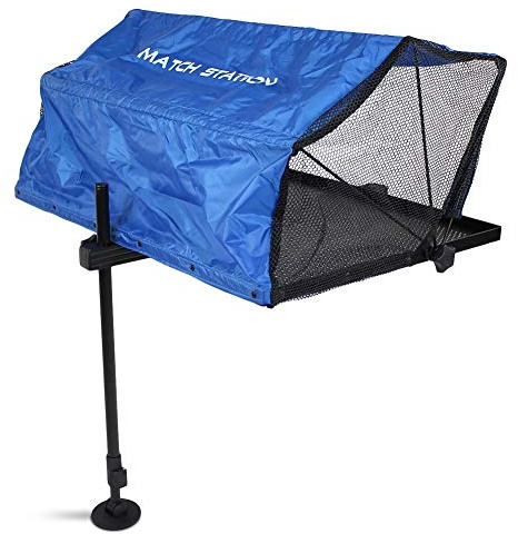 Match Station Large Alloy Bait Waiter Side Tray with Cover & Leg