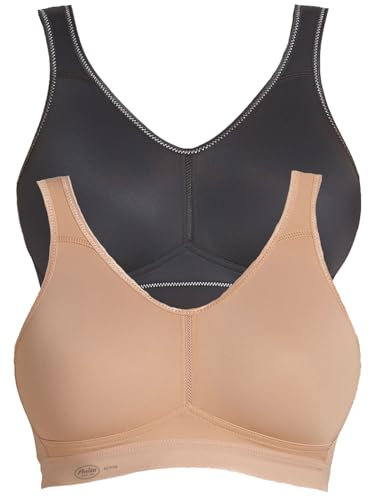 Anita 2er Sparpack Sport-BH Light & Firm 5521 Gr. 85C in 1xschwarz 1xskin
