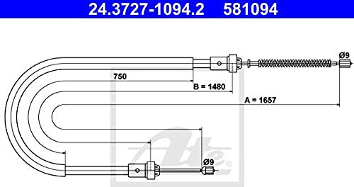 ATE 24.3727-1094.2 Bremskraftverstärker