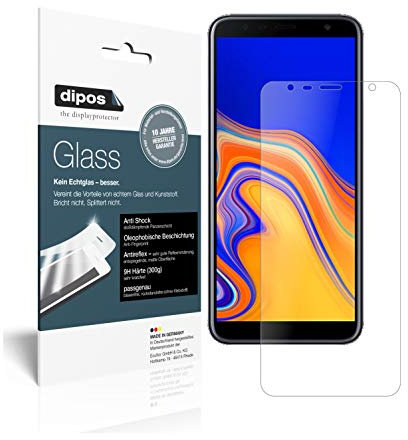 dipos I 2X Protection ecrán Mat Compatible avec Samsung Galaxy J6 Plus (2018) Verre Souple Film Protecteur 9H
