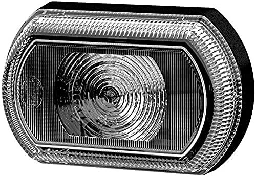 HELLA 2PF 013 323-241 Positionsleuchte - Begrenzungsleuchte - Anhänger - Wohnwagen - Shapeline Tech - LED - 24/12V - geklebt/Anbau - SAE/ADR/GGVS - Kabel: 2100mm - Stecker: Flachsteckhülse