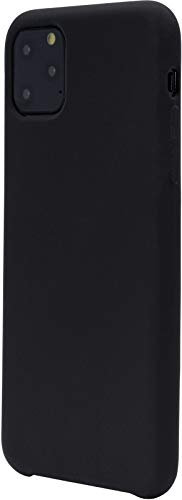 JT Berlin Liquid Silikon Hülle für das Apple iPhone 11 Pro Max (6.5'') in schwarz - [Modell Steglitz, Mikrofaser-Innenfutter, Wireless Charging (Qi) kompatibel] - 10548