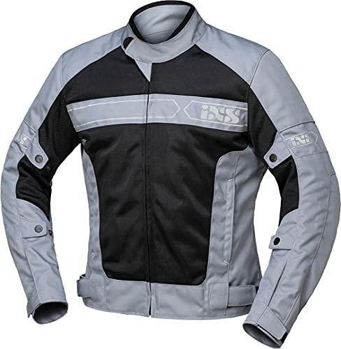 IXS Evo-Air Motorrad Textiljacke Grau/Schwarz L