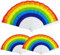 Falten Handfächer, Regenbogen-Fans 3 Stück Tanz Dekoration Hand fächer Sommer Regenbogenfächer Dekorationen Faltfächer