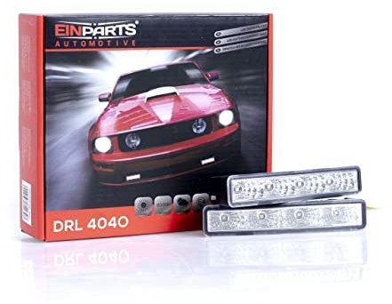 LED Tagfahrleuchten DRL Homologation Universal EinParts, 2er Set