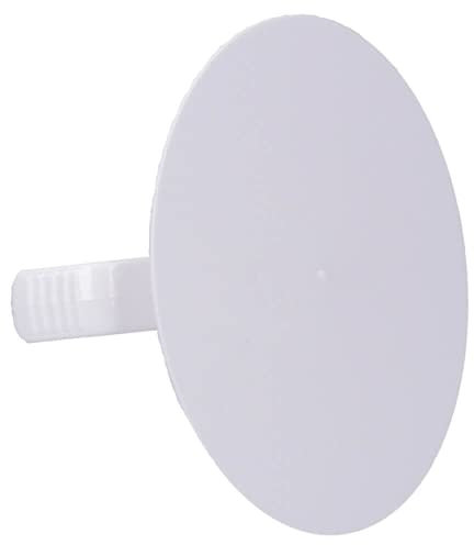 Voxura Federdeckel Ø 72mm für Unterputz-Gerätedosen Schalterdosen Ø 60mm Abdeckung Weiß UP 100 Stück