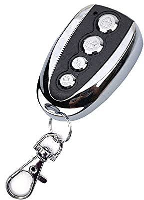LEYF 1 X Émetteur à Main 433 MHz Porte de Garage Télécommande, Compatible avec Les Modèles Nice Flor-S, DITEC, V2/Réglage Facile/4 Canaux
