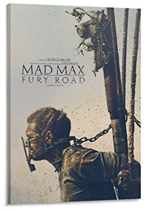 Mad Max Fury Road Filmposter Dekoratives Gemälde Leinwand Wandkunst Wohnzimmer Poster Schlafzimmer Gemälde 20 x 30 cm
