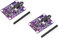 TECNOIOT 2 STÜCKE CJMCU-1334 DAC-Modul UDA1334A I2S DAC Stereo-Audio-Decoder-Modulplatine
