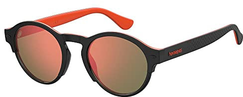 Havaianas Unisex Caraiva Sunglasses, 8LZ/UW Black ORANGE, 51