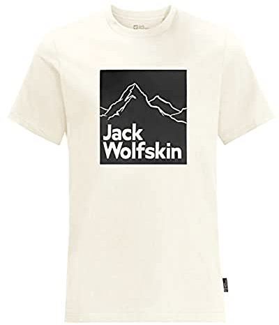 Jack Wolfskin Brand T-Shirt Egret L