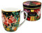 CARMANI - Tasse à thé à motif floral - Tasse à café - Boisson chaude dans un coffret cadeau décoré avec Georgius Jacobus Johannes Van Os, nature morte avec fleurs - 450 ml