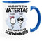 Moonworks® Tasse Papa Alles Gute zum Vatertag deine besten Schwimmer personalisiert mit 1 2 3 Kindern Namen weiß-innen-royal standard