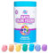 Tub Works® Farbiges Sprudelbad, 150 Stück | Ungiftig & ohne Duftstoffe | Sprudelnde, farbige Badetabletten für Kinder | Schaffen Sie Wasserfarben | Wassertabletten in 7 Farben | Badekugeln zum Baden