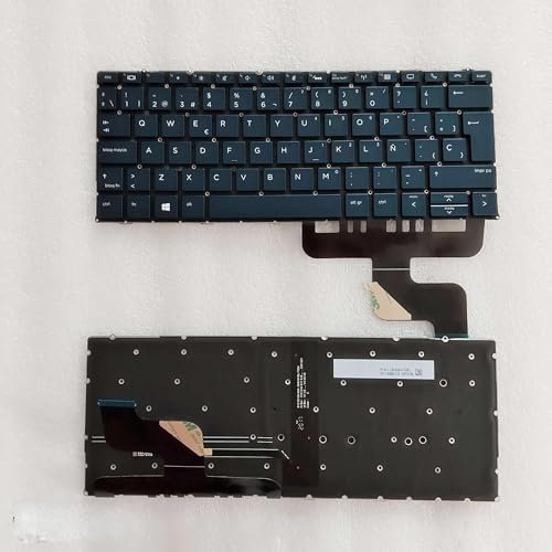 YANHAO New Spain for HP Elite Dragonfly G2 Max 13.3 Backlight Blue Notebook Laptop Keyboard [Facile da installare]