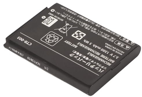 CTR 003 Batterie Professioneller 1300 MAh Lithium Ionen Ersatzakku für 3DS für 2DS für Neue 2DS LL Spielekonsole mit Reparatur Tool Set