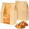 Winter Shore Bolsas Papel Grandes para Pan Casero (Pack de 50) - Bolsa de Pan Marrón con Ventana - Bolsas de Almacenaje Pastelería y Panadería para Masa Madre, Pan, Galletas, Regalar - 21 x 9 x 35 cm