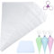 Disposable Piping Bags, 12 Inch - 100Pcs Anti Burst Pastry Bags, Icing Piping Bags for Frosting, 3 Bag Ties and 1 Cake Scrapers, Ideal for Cakes and Cookies Decoration