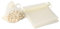 Wambere 100 Stück Organzabeutel Organzasäckchen Geschenkbeutel Kordelzugtaschen Geschenktasche Süßigkeitentüten Schmuckbeutel für Hochzeit Geburtstag Festivalparty Geschenkverpackung,Creme,10x12cm