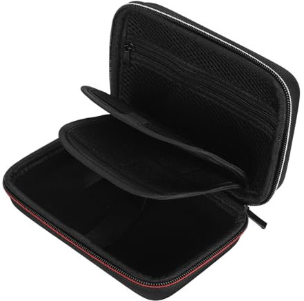Custodia da Trasporto per Console da Gioco New 3DSXL, New 3DS, 3DS XL, 3DS, New 2DS XL, Schede di Gioco, Custodia 3DS con Slot per Giochi e Tasca Interna, Borsa per Console