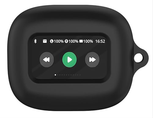 GIOPUEY Hülle Kompatibel mit JBL Live Beam 3, Silikon Stoßfeste Schutzhülle, Ultradünn Case Cover, Kein Geruch, Hülle Silikon - Schwarz