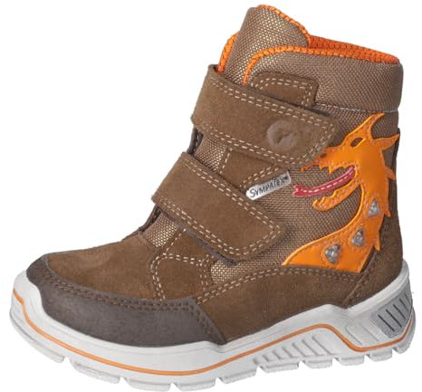 RICOSTA Jungen Winterstiefel GRISU, Kinder Boots, Weite: Weit, lose Einlage, Sympatex, Blinklicht, wasserdicht, Winterboots, warm, Hazel (260), 27 EU