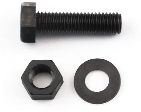 50pcs M3 noir vis hexagonales extérieures en nylon, écrous, joints isolés boulons en plastique combinaison ensemble PA66 hexagone(10mm)