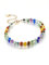 GEHECRST 7 Chakra Armband Wickelarmband Heilsteine Armband Edelstein Perlenarmband Mehrschichtiges Armbänder einstellbare Armbänder Glücksarmband Healing Reiki Energietherapie (7 Chakra)