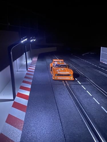 10x Lampen Beleuchtung Rennbahn, Flutlicht passend für Carrera Digital 124 132 Slotcar
