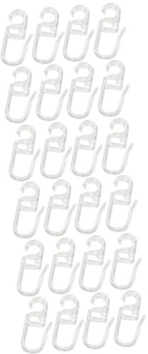 150 pcs Transparent Curtain Hooks, Plastic Hooks, Curtain Hooks, Shower Curtain Hooks, Curtain Accessories