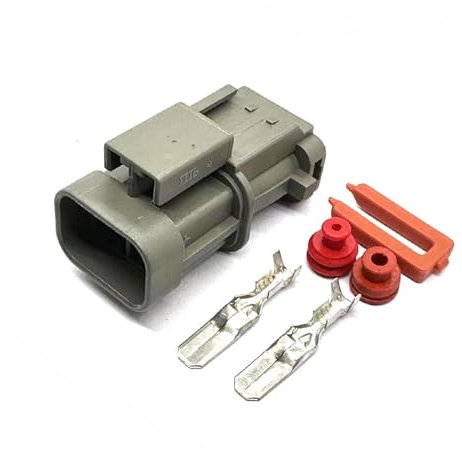 ANNBCDL 1/5 Sets 2 Pin H20 Generator Männlich Weiblich Auto Kabel Starkstrom Anschlüsse MG-MG7 Luftkühler Stecker 7122-6224-40 7223-6224-40(Male)