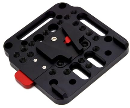 DOITOOL Quick Release Clamp Plate for Battery Qr Adapter Aluminum Qr Plate Lightweight Easy Install
