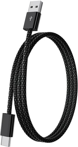 Carplay Câble Charge Tressé pour iPhone 17 16 15, 3A 18W 1m Tressé Carplay Câble USB A vers USB C pour Apple CarPlay & Android Auto, Chargeur Voiture Données pour Samsung A16 A17 A56 Pixel 10 9a, Noir