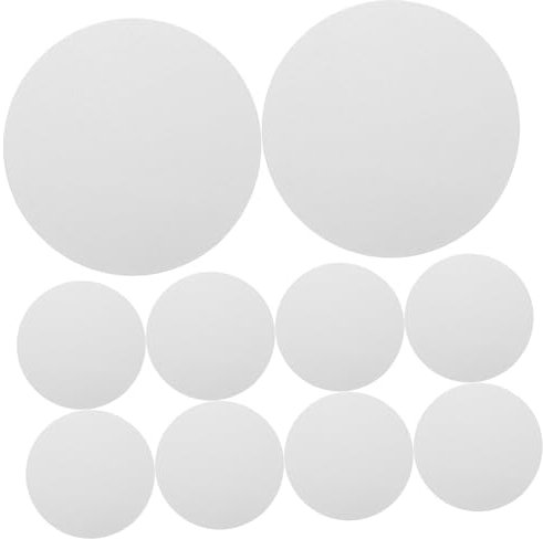 JECOMPRIS 100pcs Induction Heat Sealer Sealing Liners Aluminum Foil Cap Liners Replacement for Bottles Leakproof