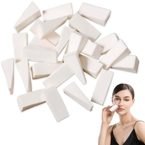 Make-Up-Schwamm & Puder-Puff - Echtes Technik-Set – 100 Stück Huda Beauty-Puder & Make-Up-Ei - Mini Make-Up und Kosmetikset – Komplettes Set zur Hautpflege und Make-Up