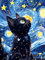 SUMELAY Black Cat Diamond Painting Erwachsene, 5D DIY Diamant Painting Bilder, Diamond Art, Bausätze für Diamantmalerei, Diamant Malerei für Haus Dekoration 30x40cm