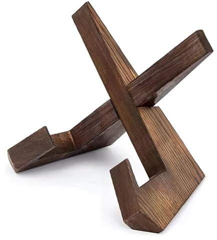 Kochbuchhalter, Buchhalter Rezepthalter, Rezepthalter für Küche, Faltbar Leseständer für Küche iPad Tablet Ständer Vintage Deko