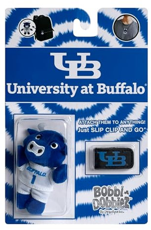 University at Buffalo Victor E. Bull Maskottchen Bobbi-Dobbiez Attachable Plushie