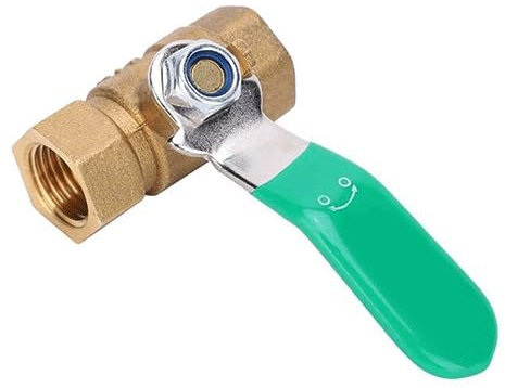 Absperrventil Isolierventil, 4 Stück 1/4 Zoll Messing-Kugelhahn, verdickt, for Abfluss-Absperrschalter, Wasserleitung, Sanitärsystem, beständig