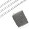 HJZHII Stainless Steel Curb Chains, 30 Foot Silver Link Chain Stainless Steel Color Plated for Jewelry Making Bracelet Necklace Soldered Handcraft Chains Metal Chain Roll Keychain Craft Supplies