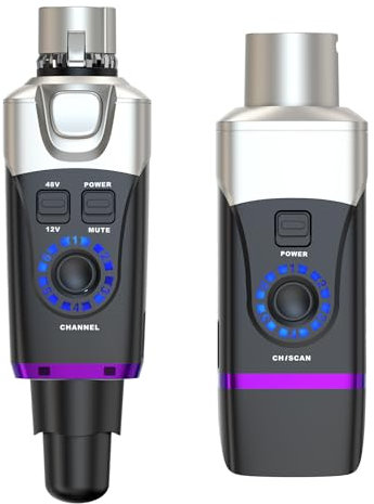 Xvive U35C - Système sans fil Plug-on XLR pour Microphones à Condensateur