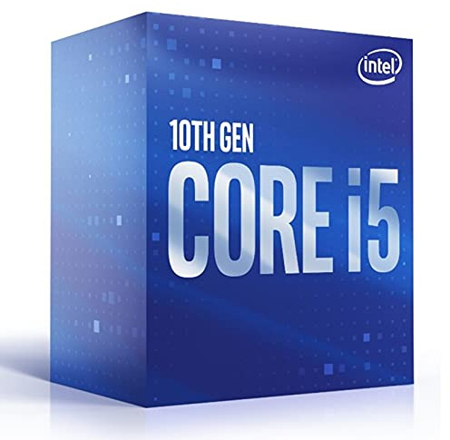 Prozessor Intel Core i5 10400 2,9 GHz, 6 Kerne, 12 MB LGA 1200-Cache, ideal für Gaming und Multitasking.