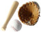 PIUpiuLIANG 1 12 Skala Dollhouse Accessoires 3PCS Mini Dollhouse Accessoires Baseball -Set mit Baseball, Handschuhen und Fledermaus -DIY -Miniaturen für Dekoration 1 12 Skala