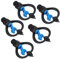 Strumento di Irrigazione, 5pcs G1/2 Filo Maschio Giardino Prato Irrigazione Irrigatrice con Ampia Area di Spruzzatura, Facile da Installare, Salvare Acqua, Materiale Premium, Comodo per