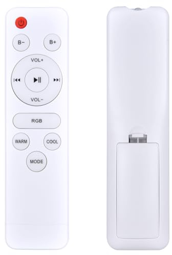 TCNOUMT Télécommande de rechange compatible avec WAYRANK Genérico Doersupp CheDux EVS-CMT-M-36W LEDUNI RGB Changement de couleur Plafonnier LED