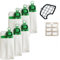 miro service kit 6 sacchetti compatibile per aspirapolvere folletto vk 140-150 + 1 griglia motore + 6 profumi